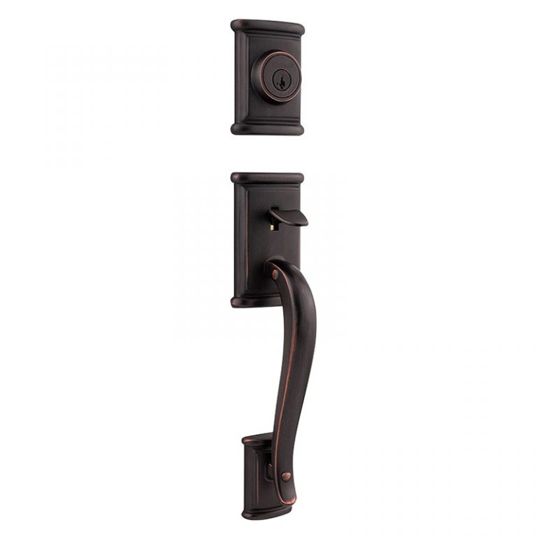 Kwikset Venice Exterior Door Handle Locket Oil Rubbed Bronze - Door ...