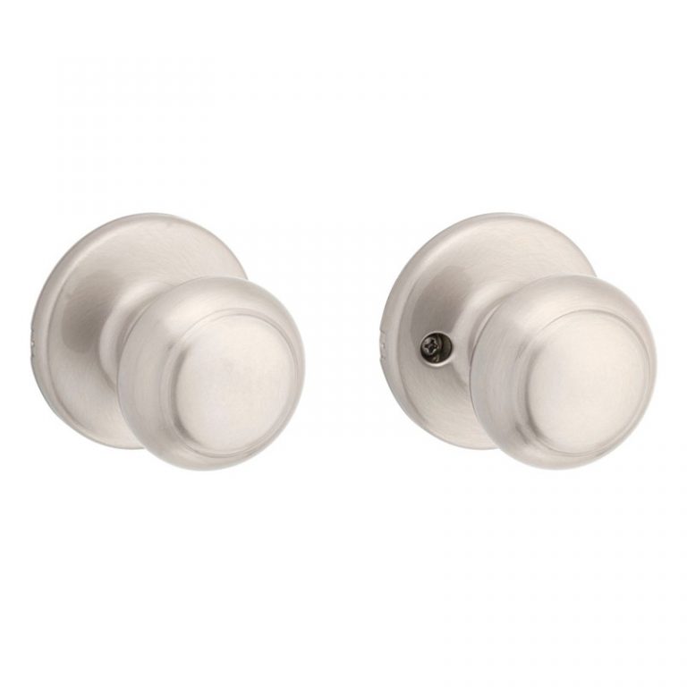 Kwikset Milan Passage Interior Door Knob Satin Nickel Door Clearance   Door Interior Knob Milan Passage Nickel 768x768 